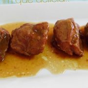 Carrillera de cerdo ibérico al Pedro Ximénez por Mmm qué delicia plato principal 1